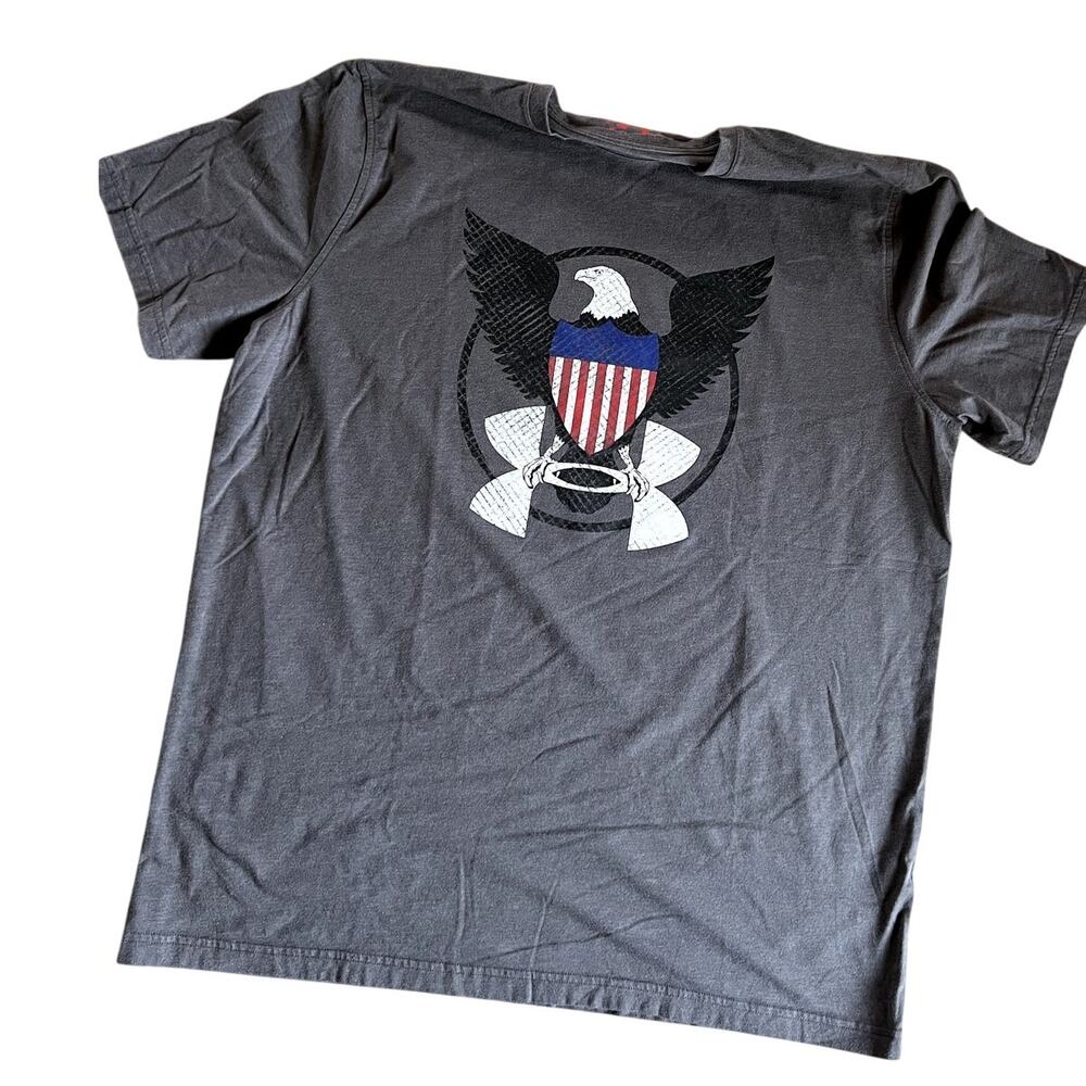Under Armour Loose Short Sleeve Crewneck Gray T-Shirt, Men's size XL
